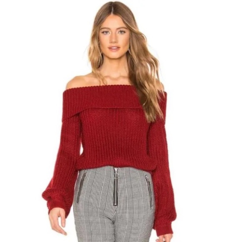 Lovers and Friends ted off-the-shoulder sweater size small